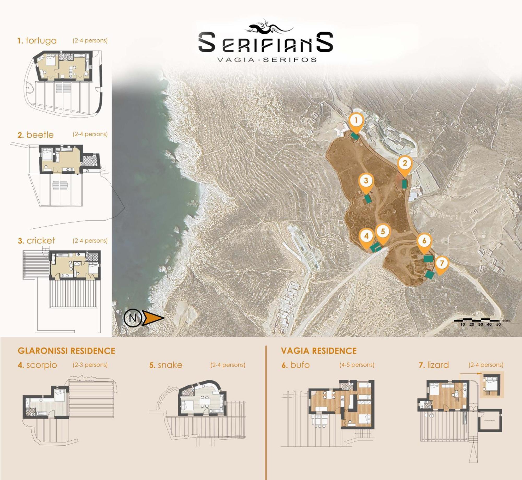 Snake House 180 Sea View - Serifians Residences Vagia (Serifos) Екстер'єр фото